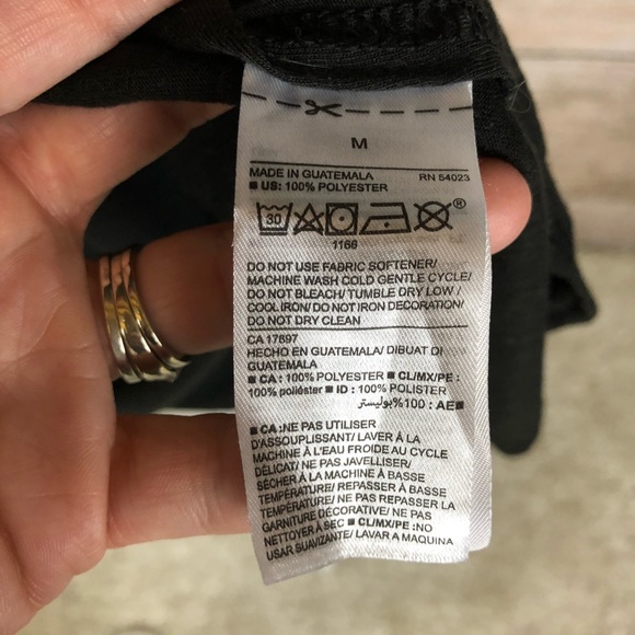 Old Navy Active Go- Dry Semi-Fitted Black Tank Top - Picture 7 of 7